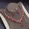 Red Necklace Set