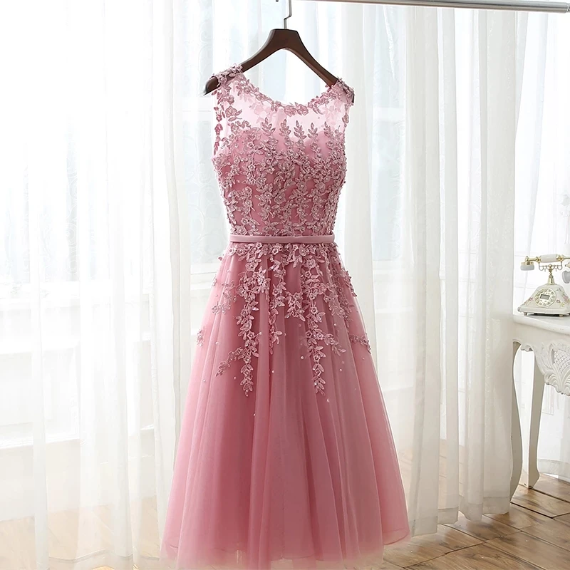FATAPAESE Sexy Cocktail Dresses Illusion Sweetheart Lace Pearls Wedding Evening Party Gowns Appliques robe de soir&eacute;e de mariage