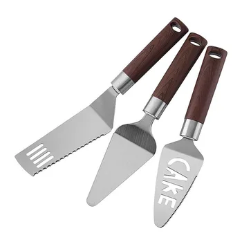 

Cross-border supply of stainless steel baking tools cake shovel cheese shovel with teeth cuisine pizza shovel barbecue shovel