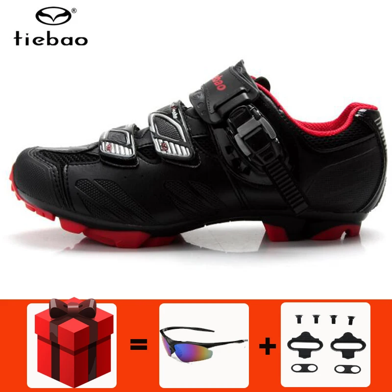 TB35-B1407-1 Tiebao/Мужская обувь для велоспорта; Sapatilha Ciclismo Mtb zapatillas hombre deportiva; обувь для горного велосипеда; гоночные мужские кроссовки; женская обувь - Цвет: TB35-B1407-1