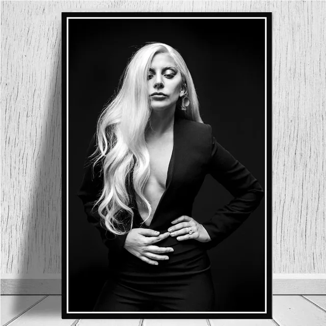 Pictures of Lady Gaga Wall Art Printed on Canvas 3