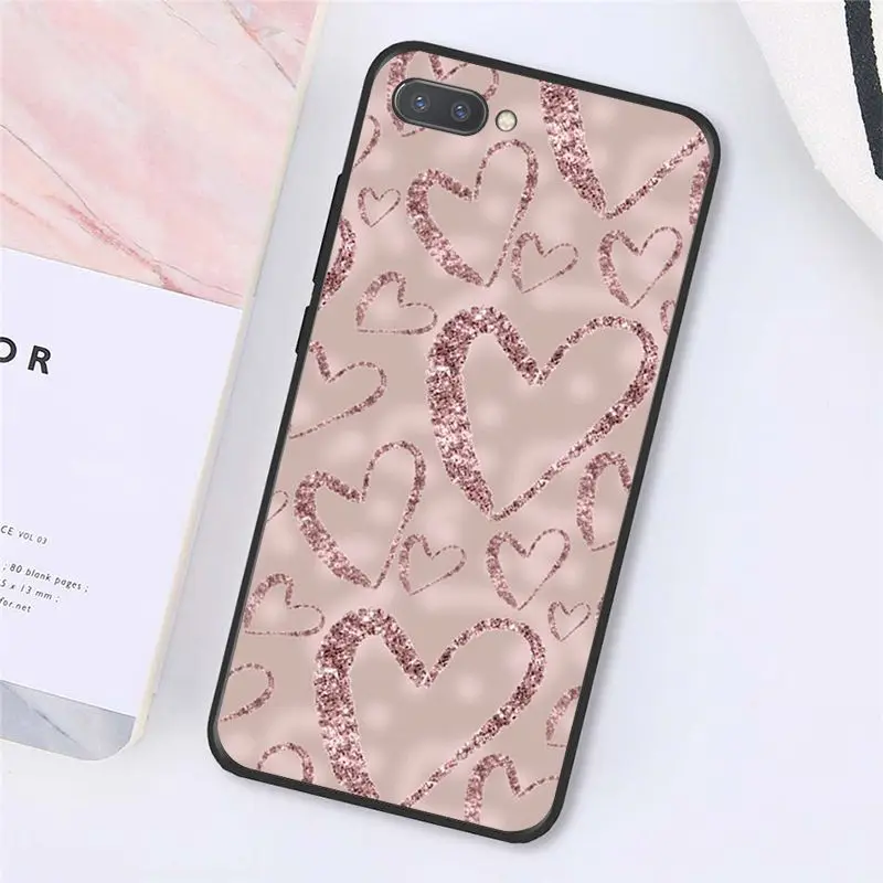 Gold Rose Love heart