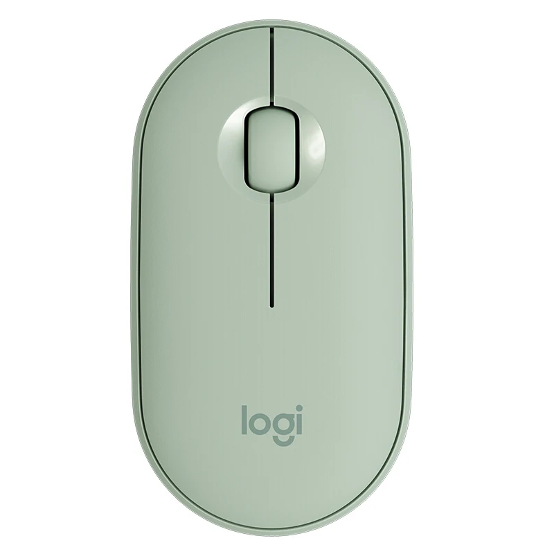 Мышь Logitech PEBBLE Bluetooth бесшумная беспроводная мышь тонкая светильник Кая