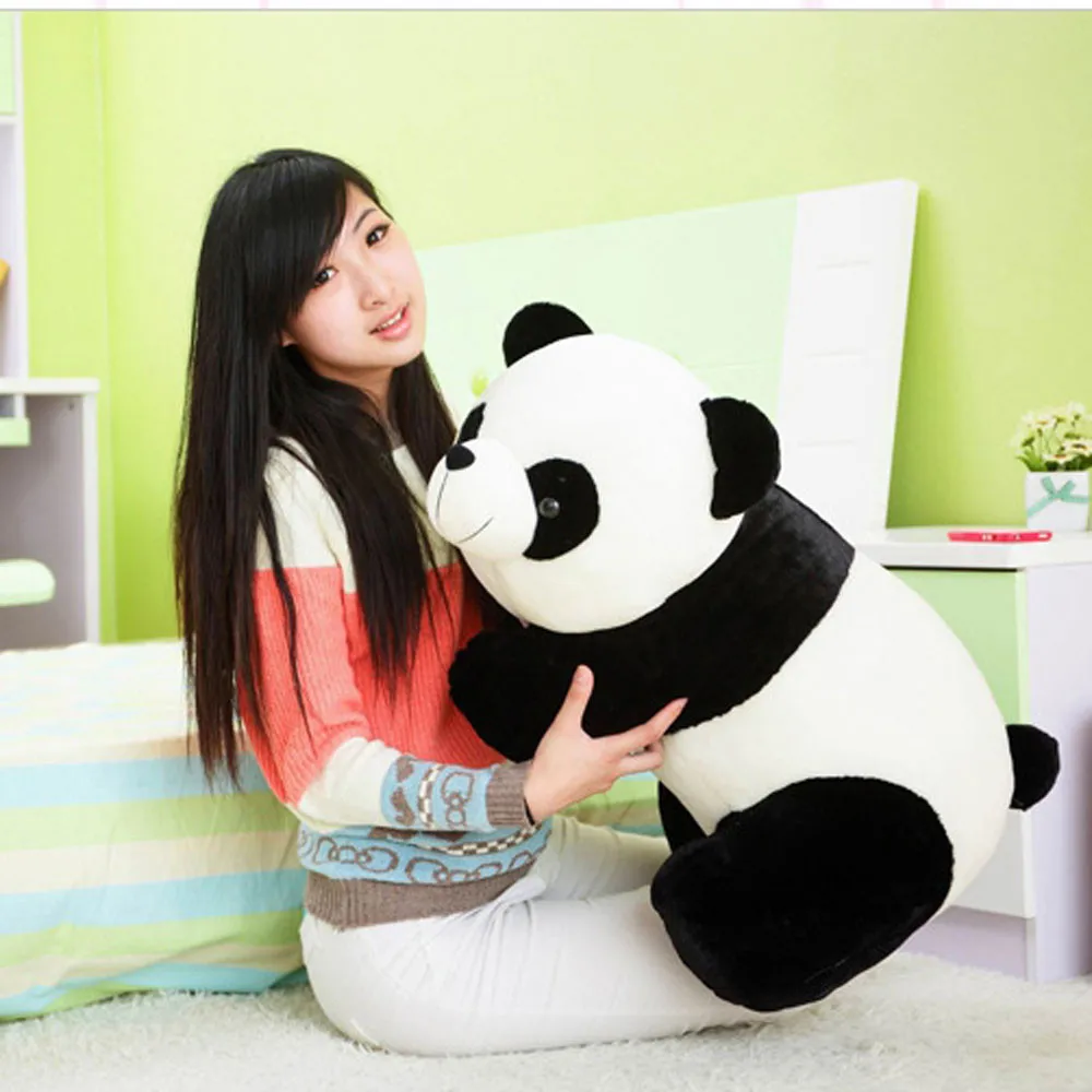 70 см милый ребенок большой гигантский Панда медведь плюшевый чучело кукла животные игрушка-подушка мультфильм прелестные куклы девушки