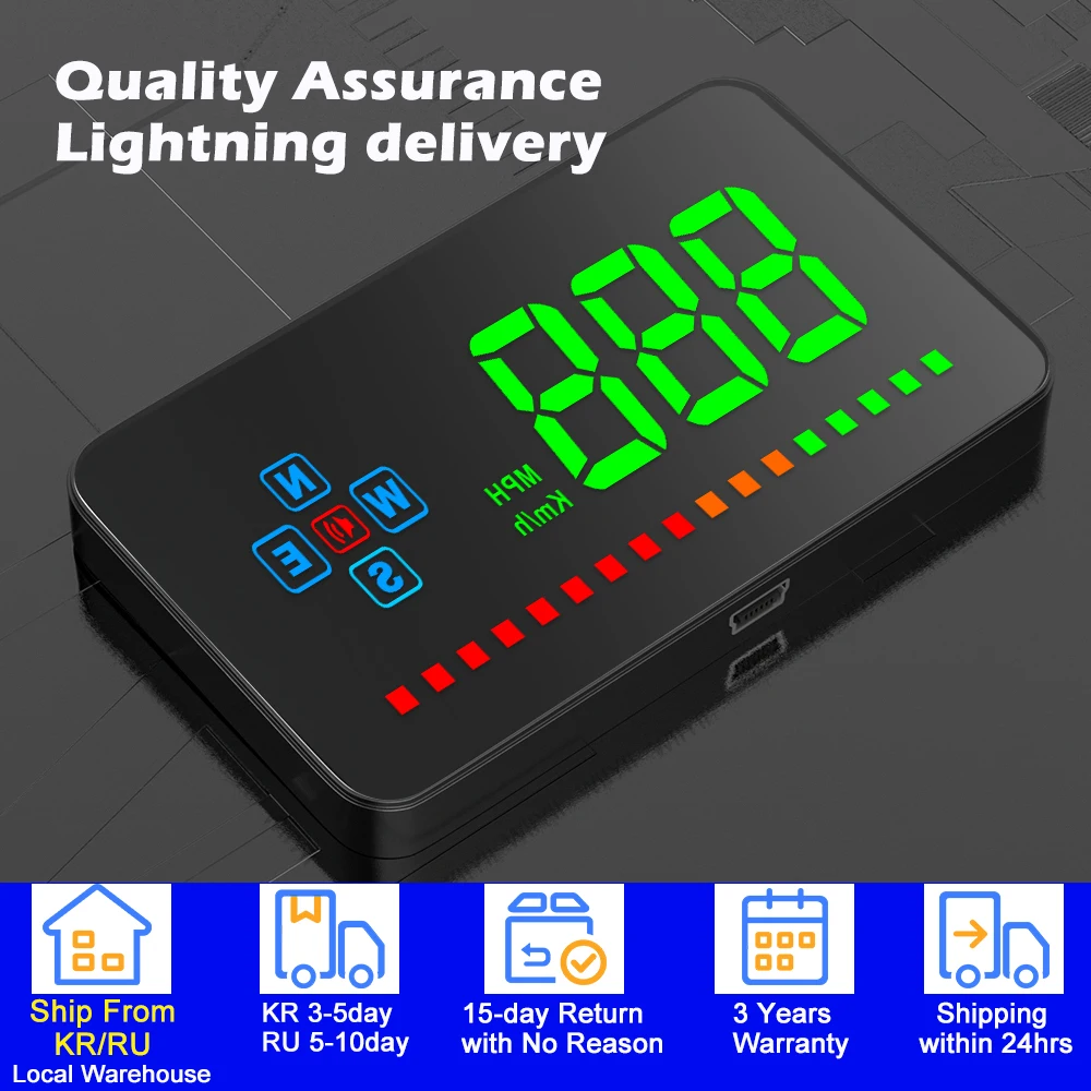 WiiYii A2 GPS HUD  ÷  ӵ,  ڵ  , ӵ 溸, ڵ ׼