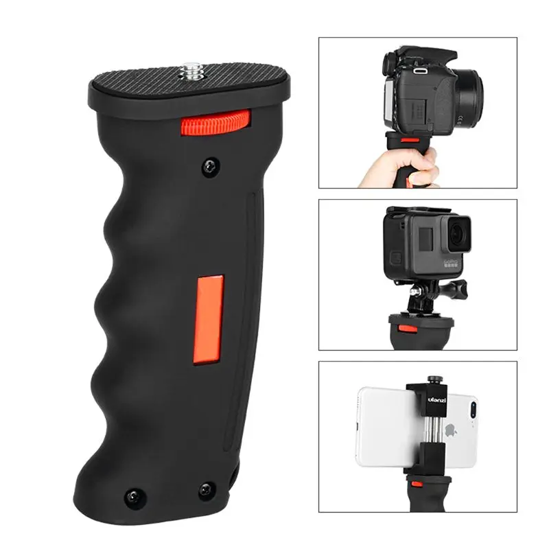 

Handle Grip Shank Stabilizer Anti-shock 1/4 Screw Handheld Grip for DSLR Cameras