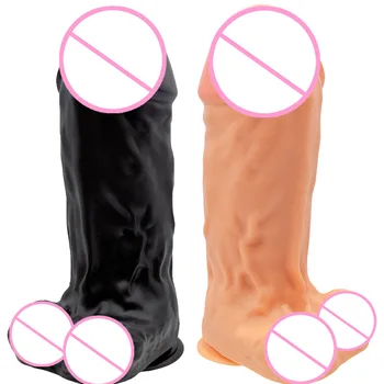 Super Huge Dildo Artificial Penis Big Giant Realistic Extra Large Dildos xxl Plus Size Dildo Sex Toys For Women 8.5cm Thick 3