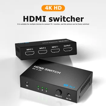 

USB HDMI KVM Switch Box 2 Port 4K Video Display USB Switch KVM Switcher Splitter Box for 2 PC Sharing Printer Keyboard Mouse KVM