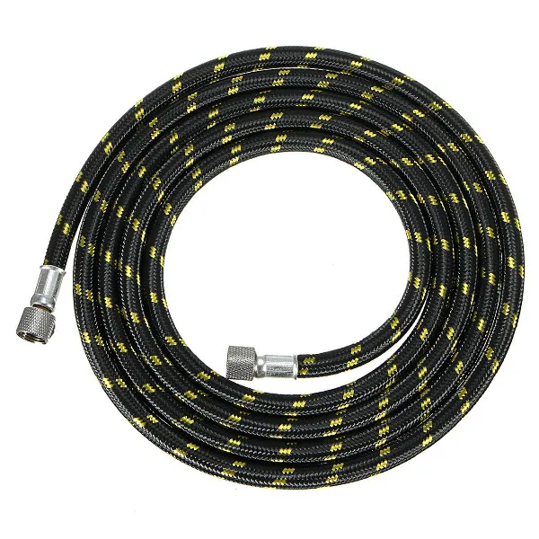

1pc 180cm Nylon Braided Airbrush Air Hose 1/4" to 1/8" Spray Pen Woven Pipe Adaptor Fitting Pneumatic Parts