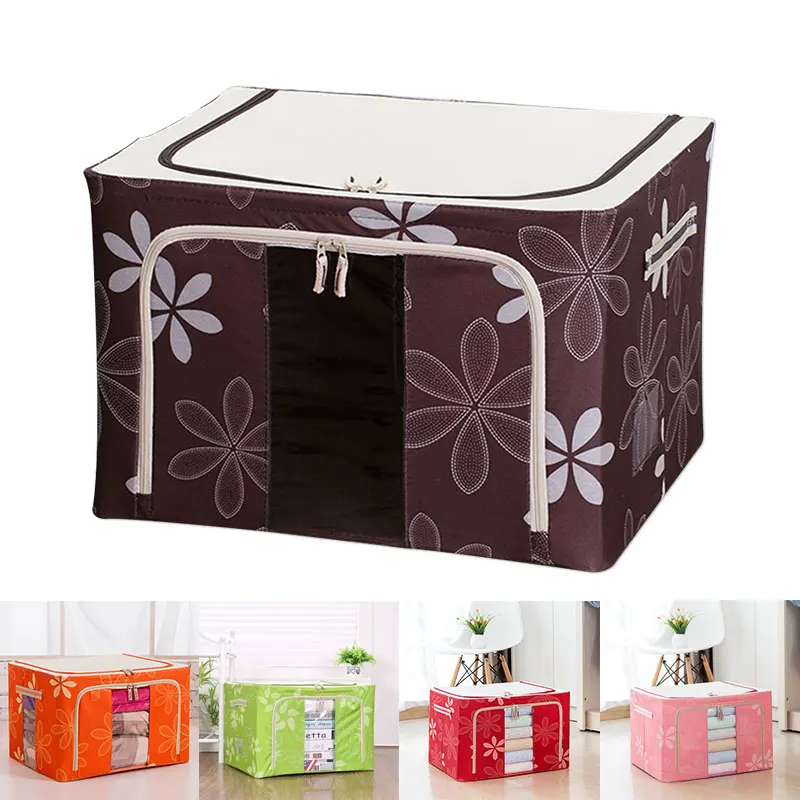 Basket Bag 11L Clothing Space Saver Sundries Storage Large Capacity Oxford Folding Desktop Household Receive Bedding Home