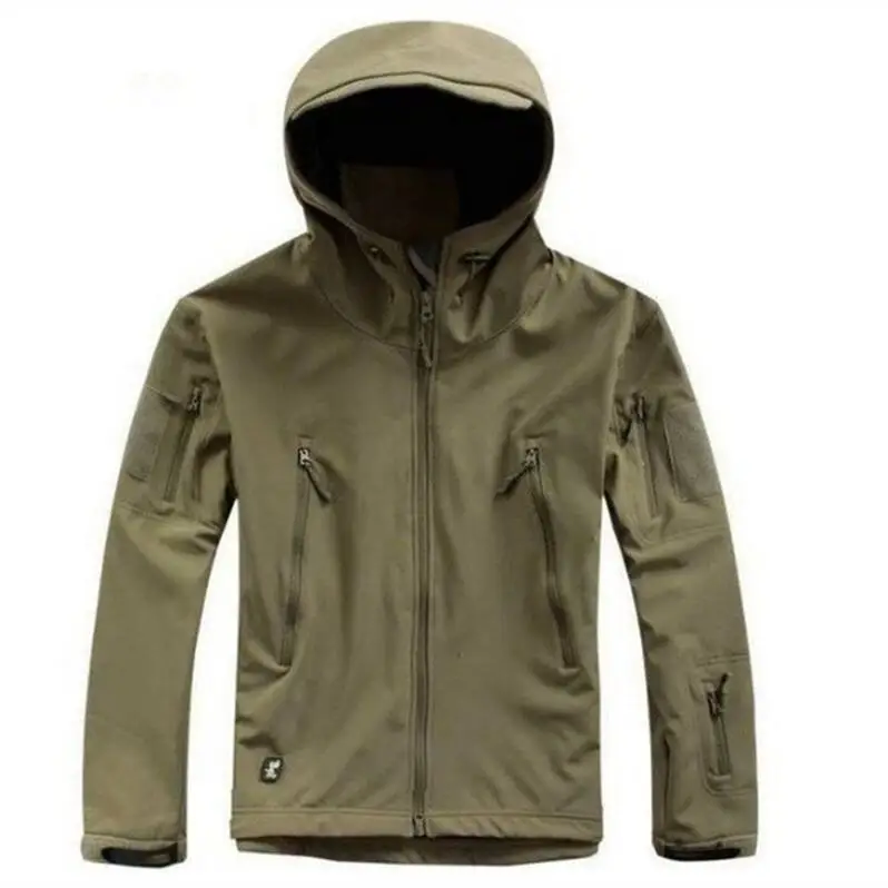 Осенняя мужская Военная камуфляжная флисовая куртка армейская тактическая одежда Мультикам мужские камуфляжные ветровки - Цвет: green