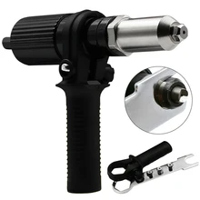 Pistola eléctrica de remaches, Taladro Inalámbrico, remachadora de aluminio, adaptador de tuerca de inserción de clavos, herramientas eléctricas