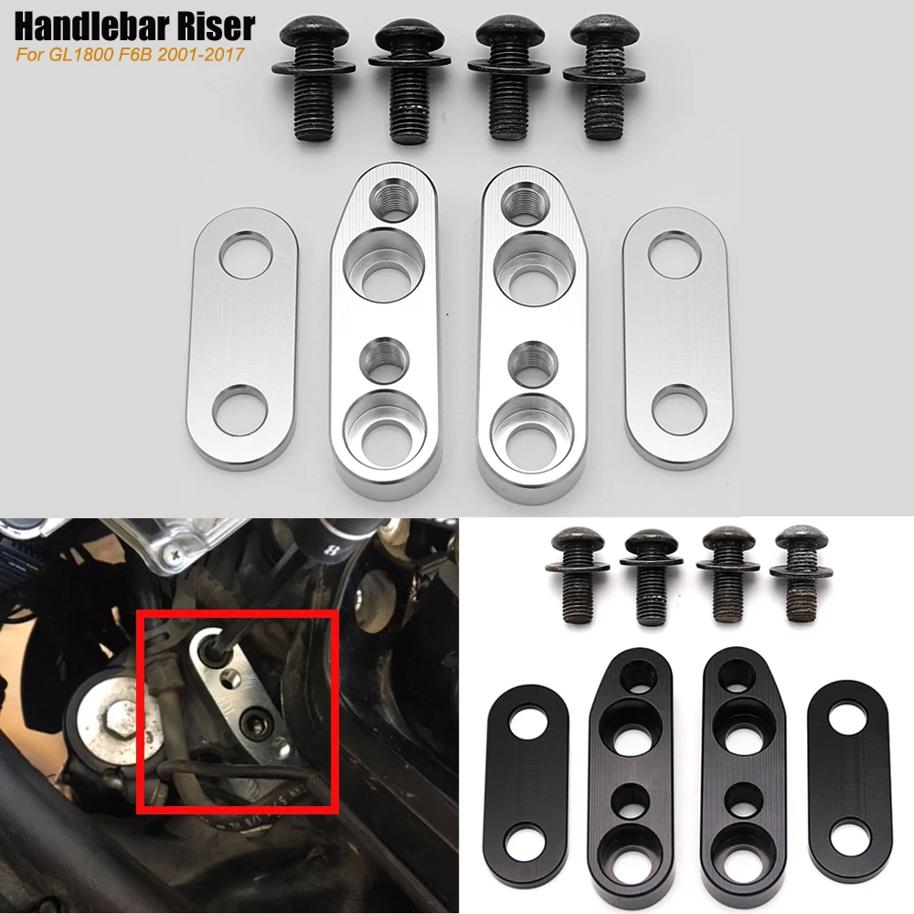 Motor Adjustable Handlebar Risers Adapter For Honda Goldwing 1800