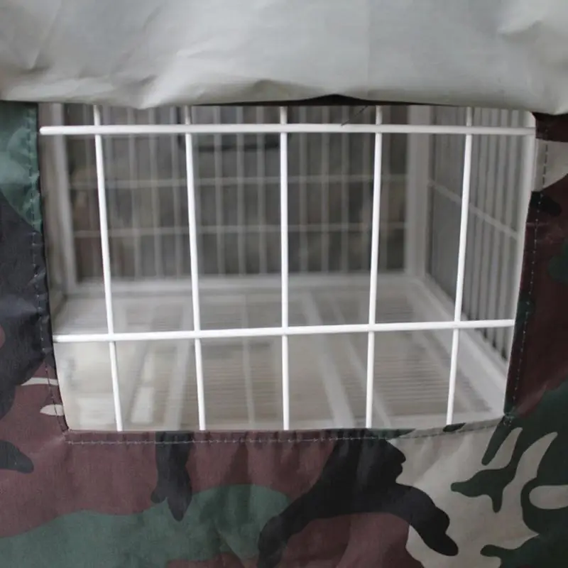 

Pet Supplies Outdoor Dog Cage Cover Foldable Anti Dust Washable Waterproof Crate Universal Kennel Breathable Roller Windsheild