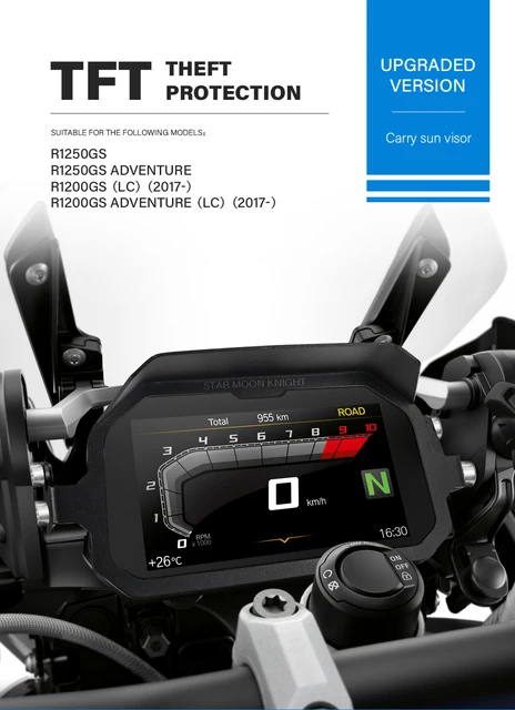 Cymarc BMW R1250GS / A TFT Display Anti Theft Brace Claw Design