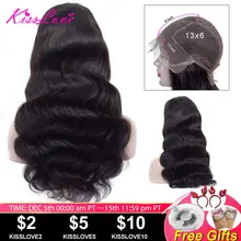 13x6 бразильские объемные волнистые фронтальные человеческие волосы парики для черных женщин предварительно выщипанные с детскими волосами поцелуй любовь средний коэффициент Remy