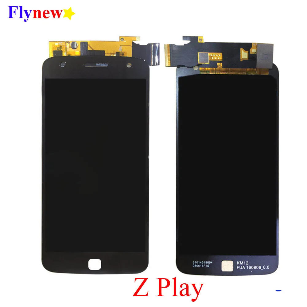 100% протестированный супер AMOLED ЖК-дисплей для Motorola Moto Z Play экран XT1635 ЖК-сенсорная