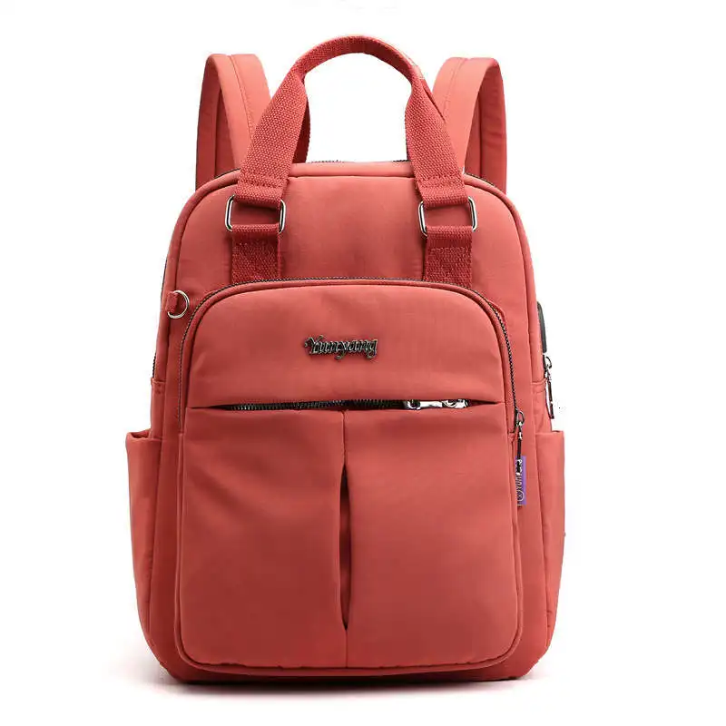 Модные женские рюкзаки школьная сумка для ноутбука для Teeanger девочек рюкзак Mochila Mochilas Рюкзак для Macbook Air 13 DELL - Цвет: Orange