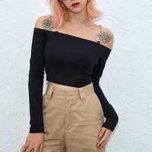 Рубашка в готическом стиле с защитой от морщин, сиамская Повседневная Женская трикотажная рубашка для йоги, водолазка, бесшовный топ с длинными рукавами для фитнеса A1