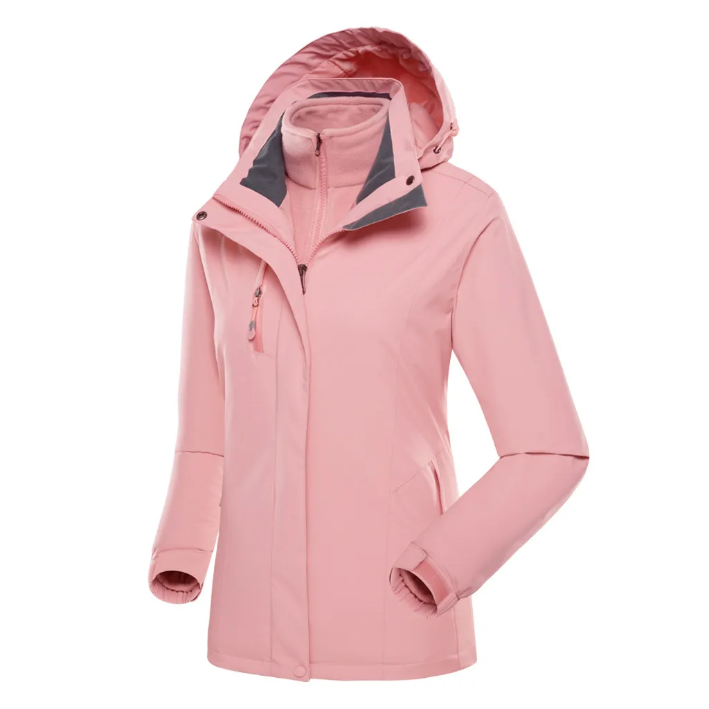 Зима осень походные куртки женские дождевые куртки открытый плащ ветровка на молнии водонепроницаемая верхняя одежда