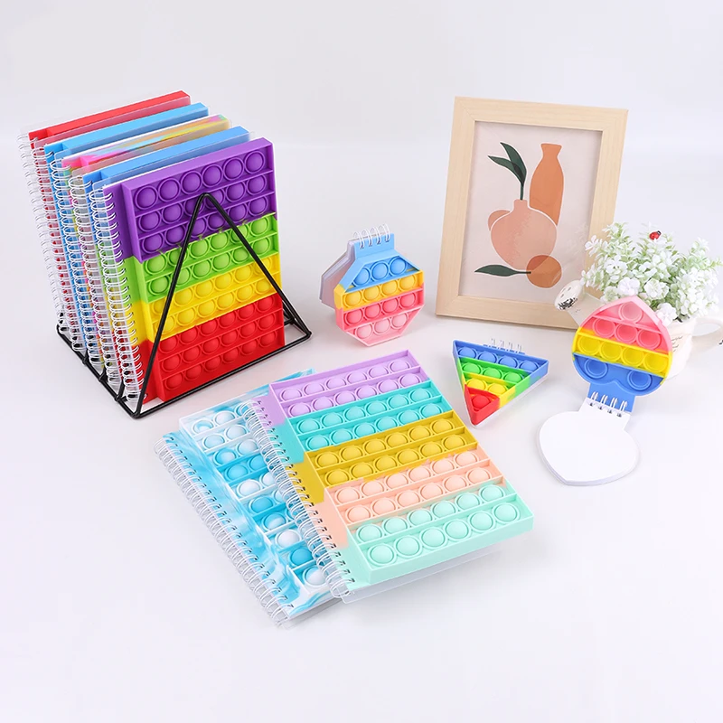 New Cute Notebook Pop Its Notebooks 