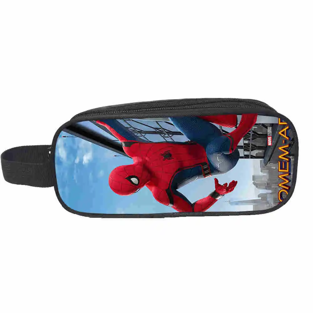 Pencil case 3 3 шт./компл. супергероя Spideran детская одежда для отдыха для мальчиков и девочек, школьная сумка, мультяшный рюкзак Человек-паук школьная сумка для детей студенческий Рюкзак Mochila - Цвет: Pencil case 3