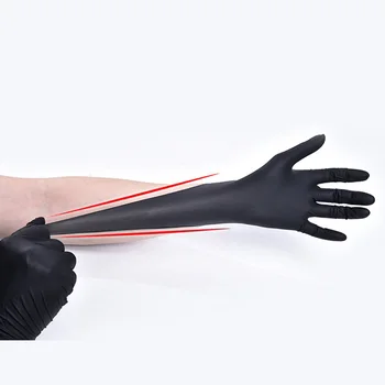 

100pcs Disposable Nitrile Gloves White Non-Slip Acid And Alkali Laboratory Gloves Household Cleaning Products