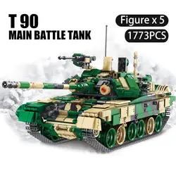 1773 шт. 632005 серия военных транспортных средств основной боевой танк строительные блоки с 5 фигурами коллекция детский мальчик