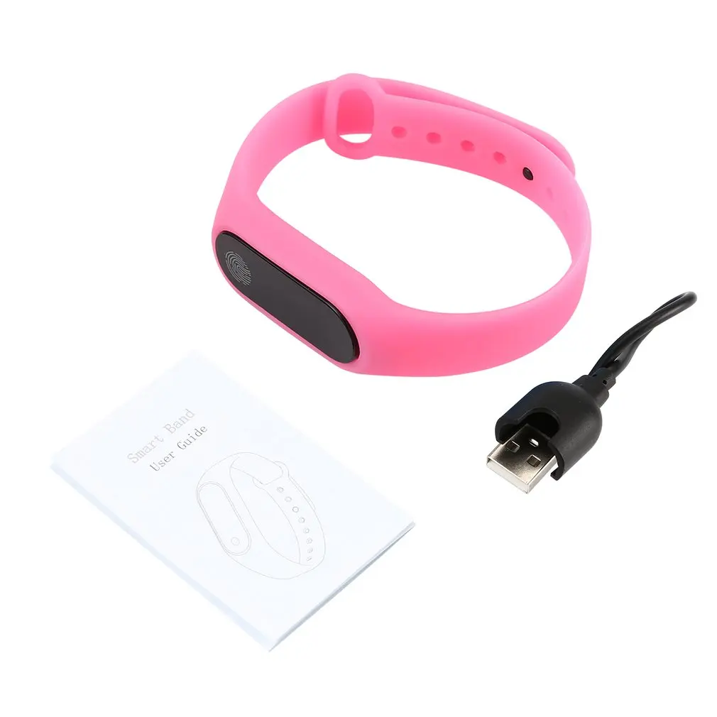 Смарт браслет M2 OLED с Bluetooth пульсометр шагомер сон здоровье фитнес трекер Smartband для