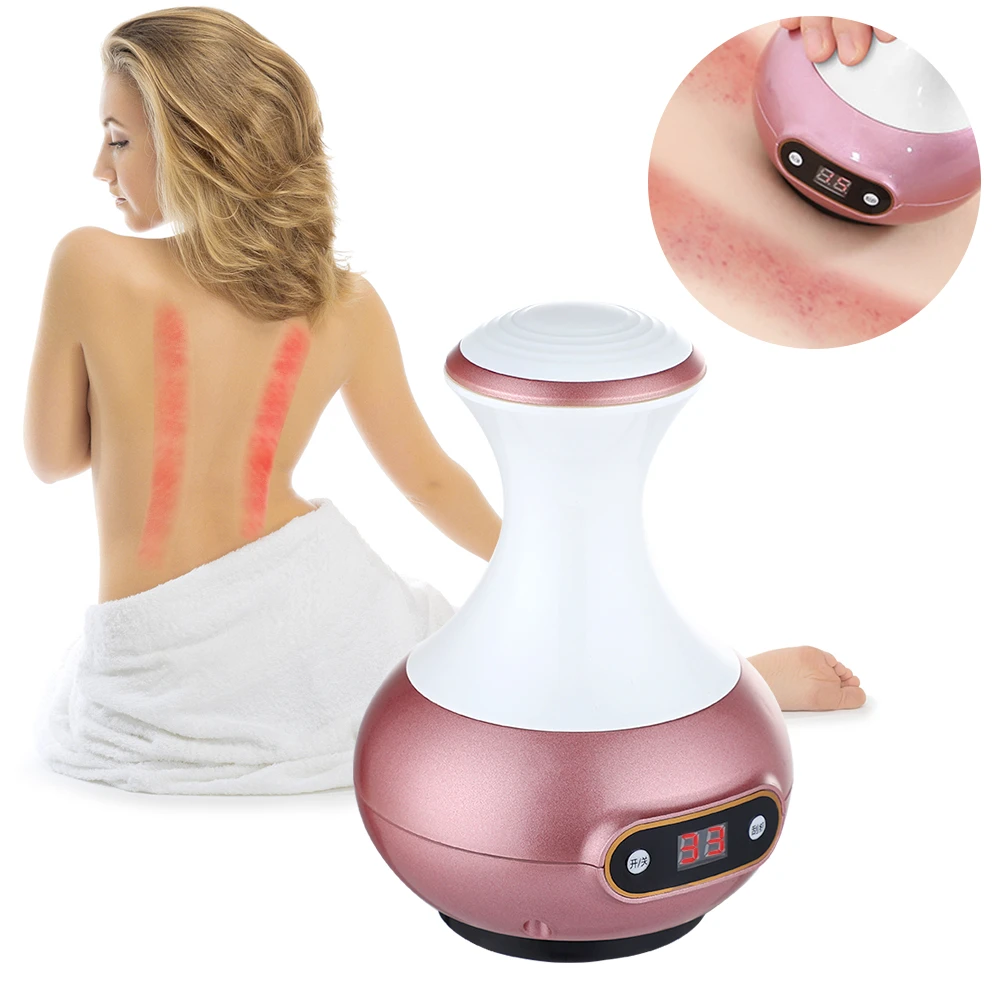 Electric Cupping Therapy Machine Guasha Scraping Massage Heating