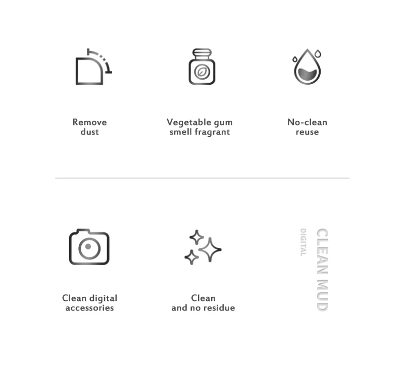 Super Dust Cleaner Clay for Keyboard, Toys, and Car - Cleaning Gel Putty Kit for Laptop and Car USB Ports Description Image.This Product Can Be Found With The Tag Names Computer cleaners, Computer Office, Super dust cleaner clay dust keyboard pad glue