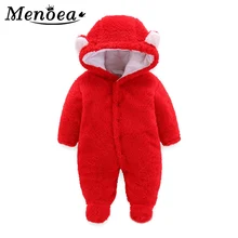 Menoea/одежда для малышей; осенне-зимний теплый комбинезон; детская верхняя одежда в стиле унисекс; комбинезон для малышей с милым рисунком; Одежда для новорожденных