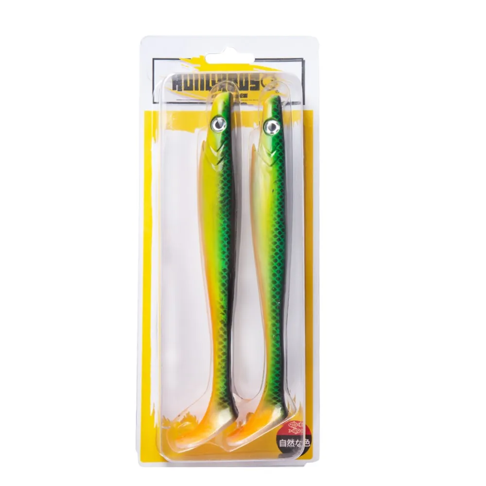 Hunthouse pro shad Щука приманка 20 см 50 г 2 шт./лот Краска Печать весло хвост силиконовая