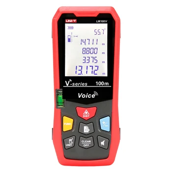 

UNI-T LM100V USB Charging 100M Electronic Ruler Laser Distance Meter Digital Laser Distance Range Finder