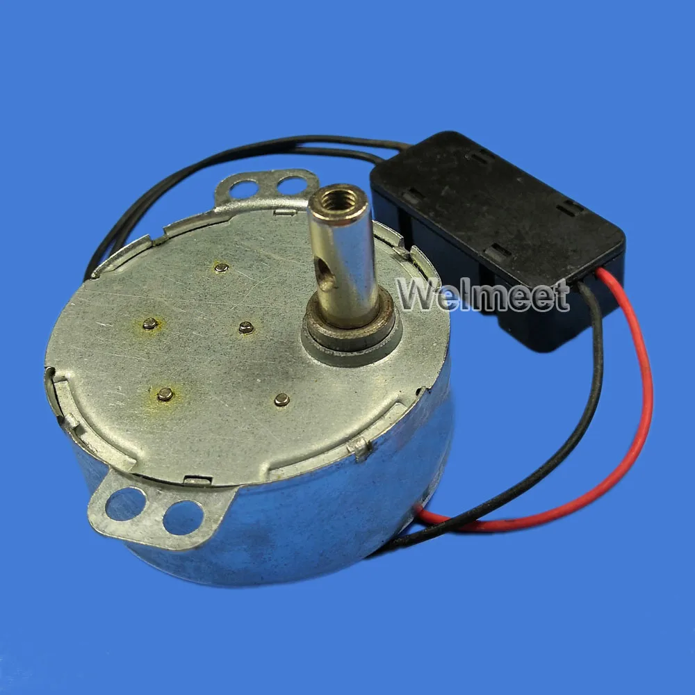 

DC5V 6V 9V 12V 24V JS-50B Metal Gear Synchronous Reduction Gear Brushless AC Motor Horizontal Hole Tapping Shaft