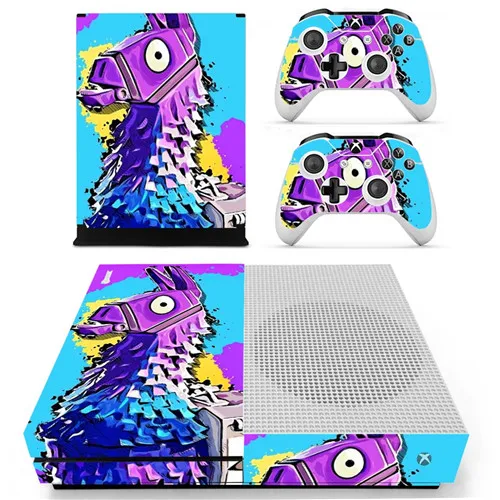 YS-xboxoneS-2325 Кожаный стикер наклейка для microsoft Xbox One S консоль и 2 контроллера для Xbox One S Кожа Наклейка виниловый аксессуар - Цвет: YS-xboxoneS-2325