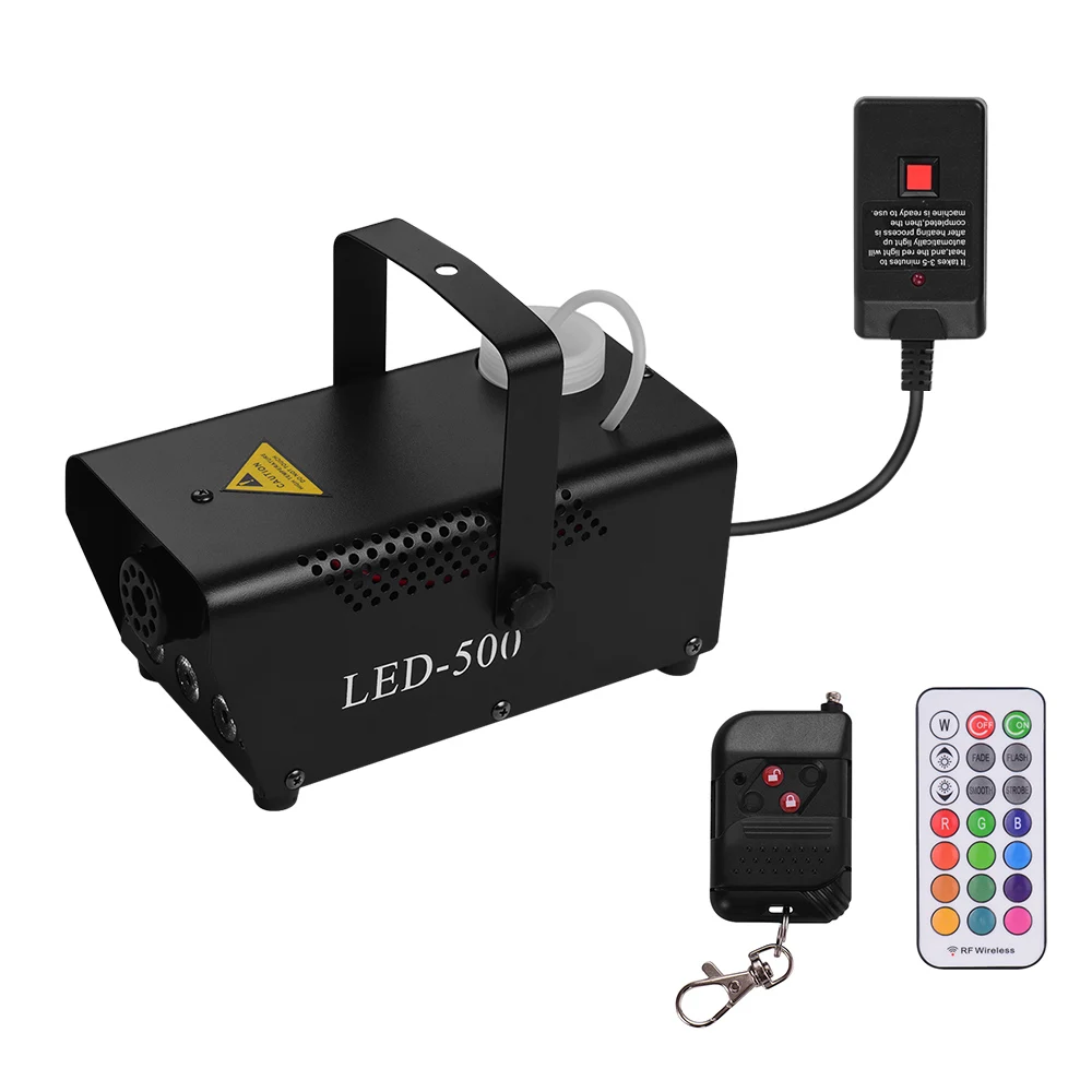 Дистанционное управление портативный 500 Вт фоггер машинка для дыма с RGB