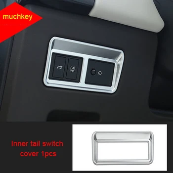 

For Land Rover discovery5 2017-2019 chrome Inner tailgate switch cover 1pc
