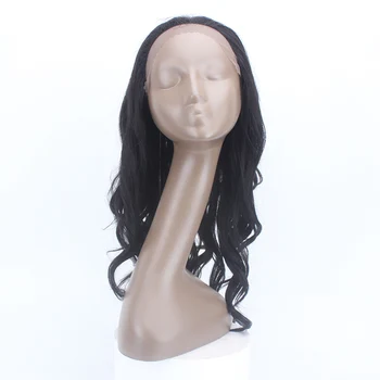 

SOKU Synthetic Lace Wigs 22 Inch Length High Temperature Fiber Wigs For Black Women Natural Hairline Romance Curl Wigs
