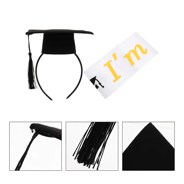 2pcs Creative Graduation Sash and 