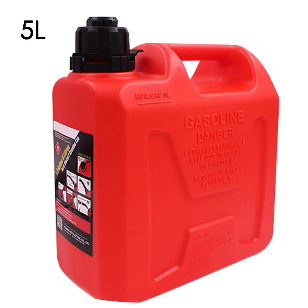 5L10L портативная Автомобильная Антистатическая пластиковая Автомобильная бочка для нефти топливное ведро авто затвор насос для хранения топливной воды бочка для нефти насос - Название цвета: Красный