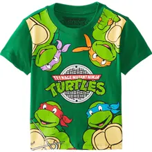 Лидер продаж в Европе и Америке; детская футболка с рисунком черепашек-ниндзя; детская одежда с короткими рукавами