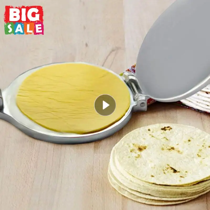 Aluminum Cake Press Tortilla Maker Press Heavy Meat Foldable Gadgets Bakeware Kitchen Accessories Tools Pie Gadgets Home