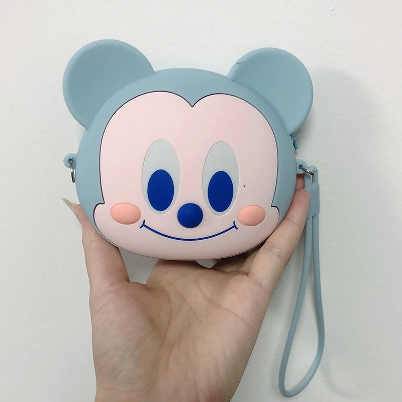 purse Горячая Kawaii Мультфильм Дамбо дети силиконовые кошельки для монет кошелек дети девочка Женщины для подарка Леди деньги ключ сумка гарнитура сумка - Цвет: purse