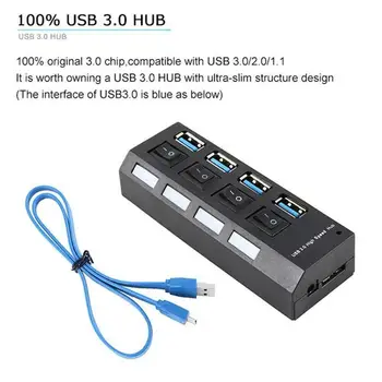 

USB 3.0 Hub USB Hub 3.0 Multi USB Splitter 3 Hab 4/7 Use Port Expander Power 2.0 For PC with Switch Hub Multiple USB3 Adapt H7P5
