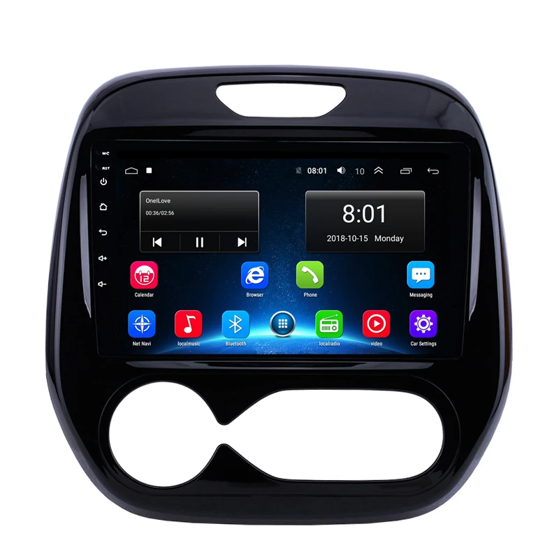 " Android 9,1 автомобильный видеоплеер gps навигация для Renault Capture MT на 2011 2012- автомобильный радиоприемник аудио стерео Bluetooth - Цвет: MC No vat for Europe