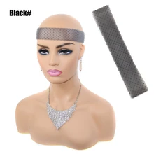 

Silicone Wig Grip Headband Transparent Non Slip Wig Band For Fix Wigs Adjustable Elastic Hair Band 5 Colors To Choose From