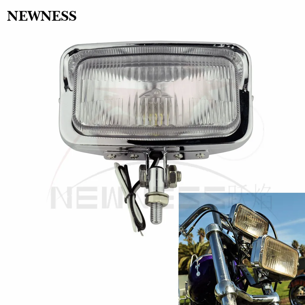 Rectangle Motorcycle Headlight Headlight Motorcycle Scrambler