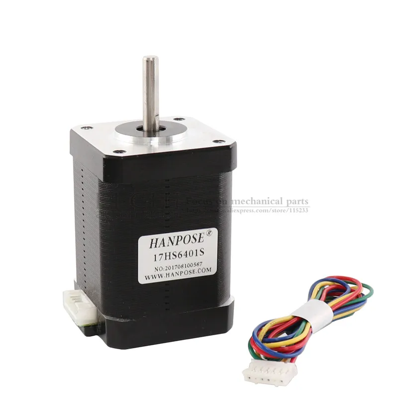 Бесплатная доставка 2 фазовый гибридный шаговый двигатель nema17 60 мм (1.7A 0.73NM 4