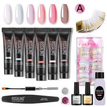 

Nail Extension Gel Package 15ML Crystal Extension Liquid Phototherapy Gel Set Extension rubber set Hot Sale